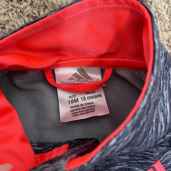 Toddler Pink and Grey Adidas Track Suit - Picture 5 of 7